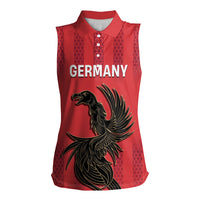 Custom German European Football Champions Women Sleeveless Polo Shirt Breisgau Brasilianer Griffin Pride
