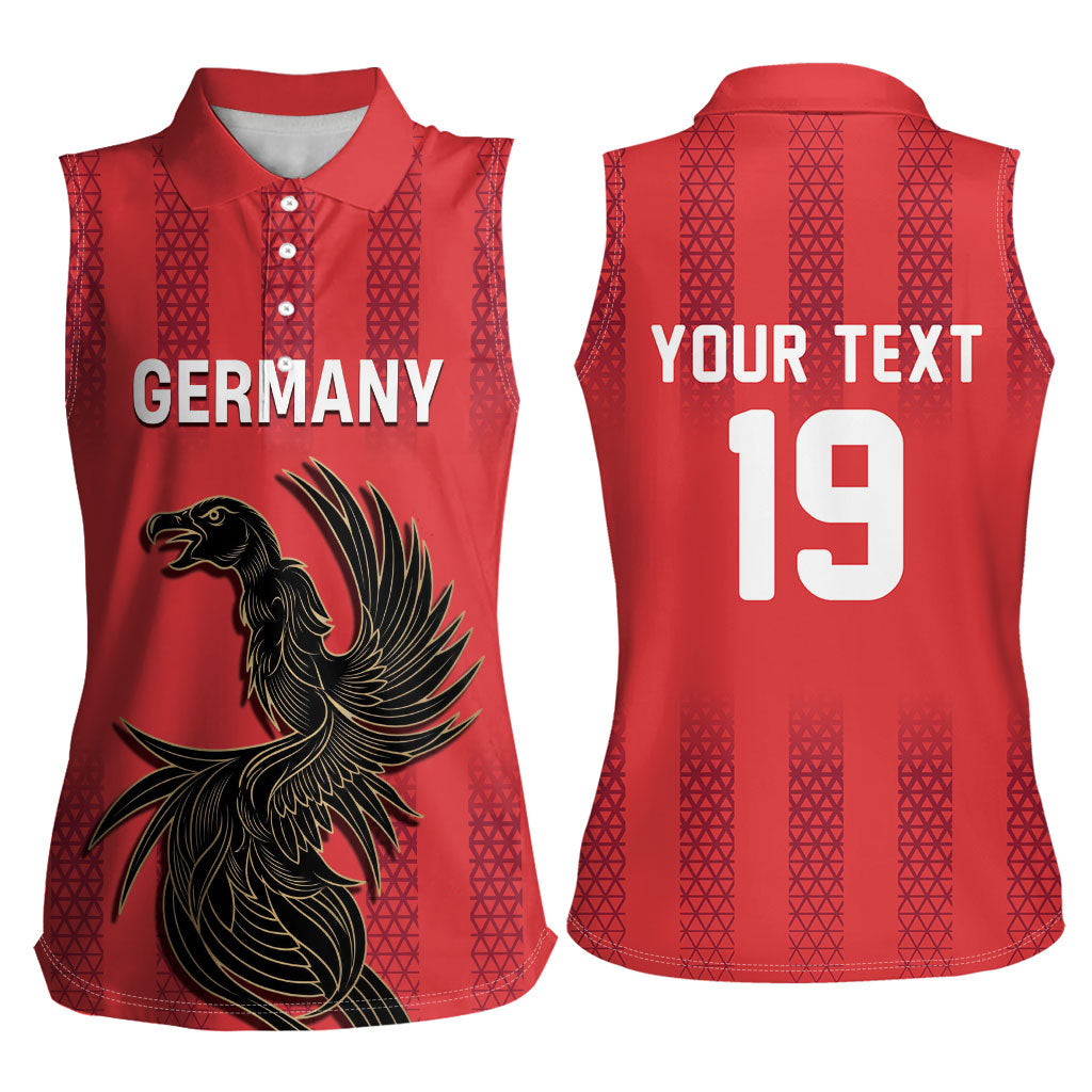 Custom German European Football Champions Women Sleeveless Polo Shirt Breisgau Brasilianer Griffin Pride