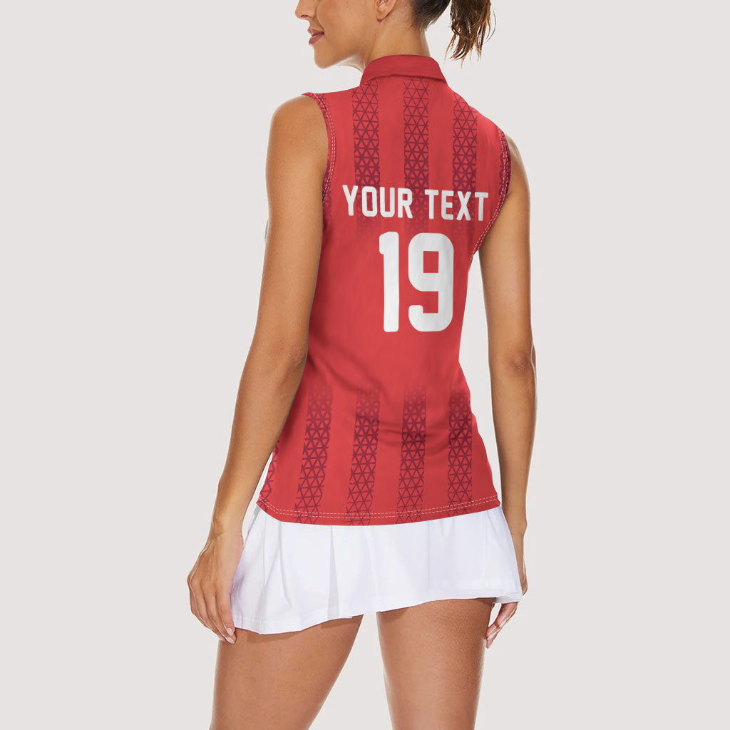 Custom German European Football Champions Women Sleeveless Polo Shirt Breisgau Brasilianer Griffin Pride