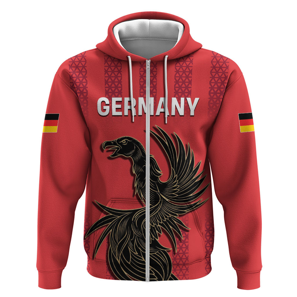 Custom German European Football Champions Zip Hoodie Breisgau Brasilianer Griffin Pride