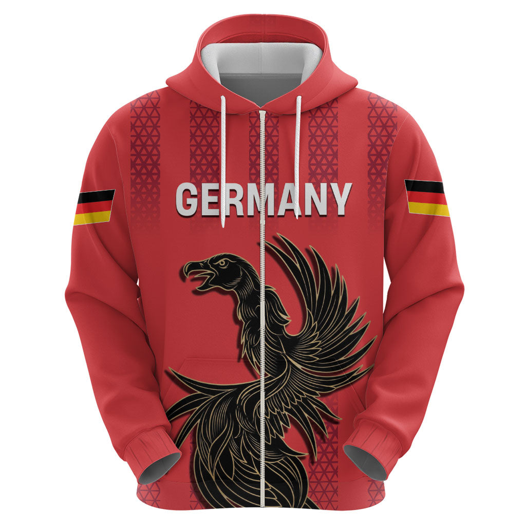 Custom German European Football Champions Zip Hoodie Breisgau Brasilianer Griffin Pride