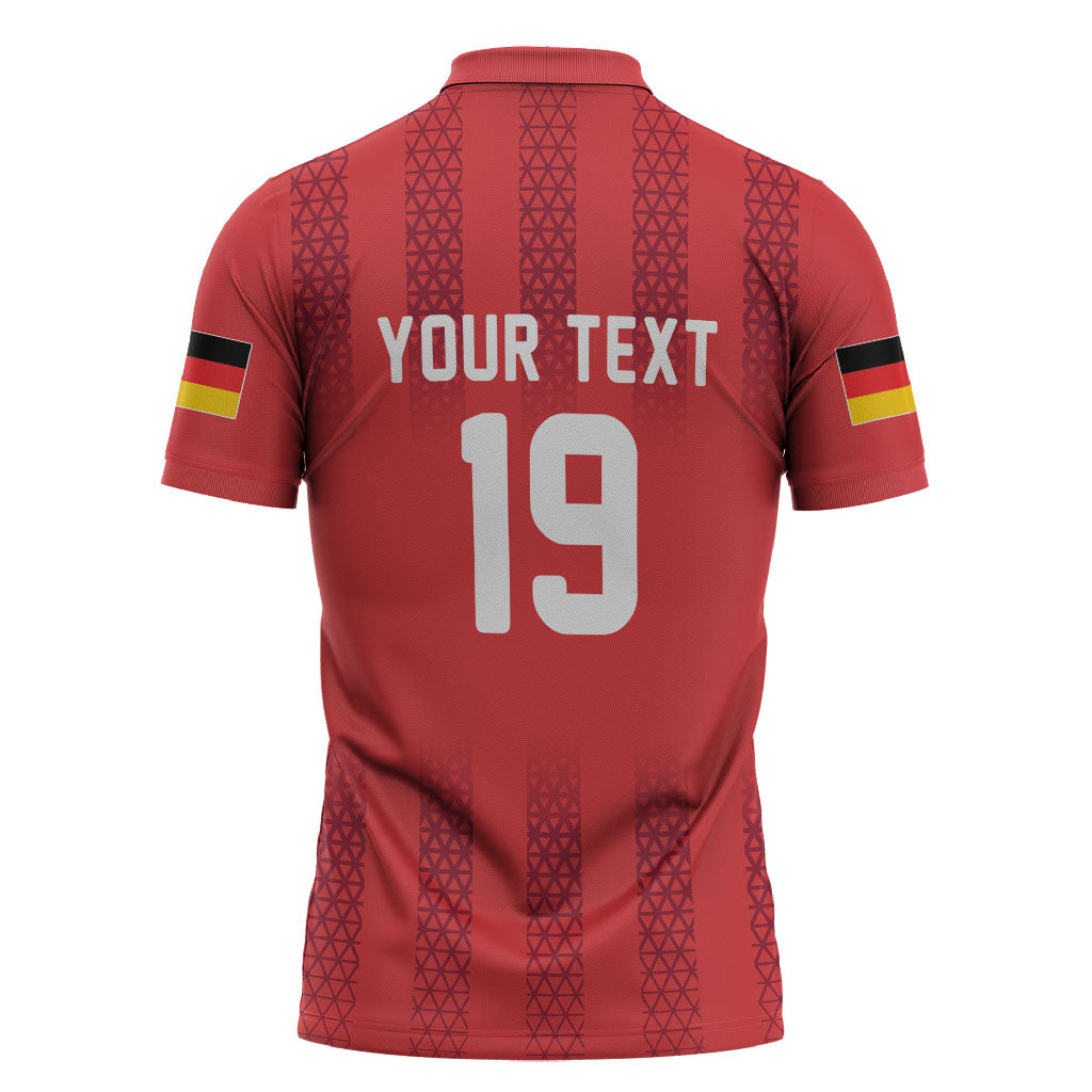 Custom German European Football Champions Zipper Polo Shirt Breisgau Brasilianer Griffin Pride