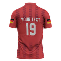 Custom German European Football Champions Zipper Polo Shirt Breisgau Brasilianer Griffin Pride