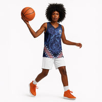 Custom World Football 2026 Cabo Verde Basketball Jersey Go Blue Sharks Glory