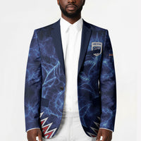 Custom World Football 2026 Cabo Verde Blazer Go Blue Sharks Glory
