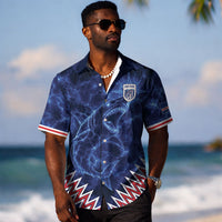 Custom World Football 2026 Cabo Verde Hawaiian Shirt Go Blue Sharks Glory LT19