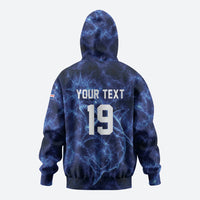 Custom World Football 2026 Cabo Verde Hoodie Go Blue Sharks Glory