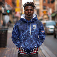 Custom World Football 2026 Cabo Verde Hoodie Go Blue Sharks Glory