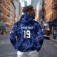 Custom World Football 2026 Cabo Verde Hoodie Go Blue Sharks Glory