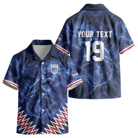 Custom World Football 2026 Cabo Verde Kid Hawaiian Shirt Go Blue Sharks Glory LT19