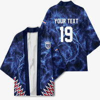 Custom World Football 2026 Cabo Verde Kimono Go Blue Sharks Glory