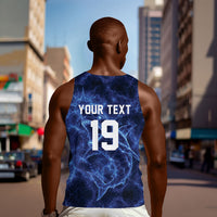 Custom World Football 2026 Cabo Verde Men Tank Top Go Blue Sharks Glory
