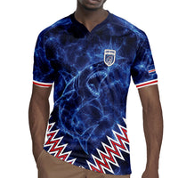 Custom World Football 2026 Cabo Verde Rugby Jersey Go Blue Sharks Glory