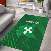 Italy Lombardy Area Rug Map With Flag Style - Wonder Print Shop