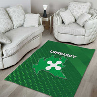 Italy Lombardy Area Rug Map With Flag Style - Wonder Print Shop