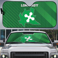 Italy Lombardy Auto Sun Shade Map With Flag Style - Wonder Print Shop