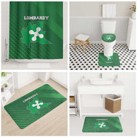 Italy Lombardy Bathroom Set Map With Flag Style - Wonder Print Shop