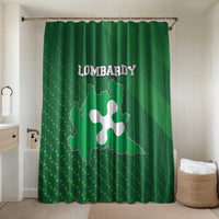 Italy Lombardy Bathroom Set Map With Flag Style - Wonder Print Shop