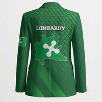Italy Lombardy Blazer Map With Flag Style - Wonder Print Shop