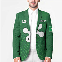 Italy Lombardy Blazer Map With Flag Style - Wonder Print Shop