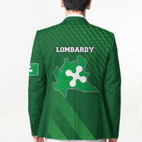 Italy Lombardy Blazer Map With Flag Style - Wonder Print Shop