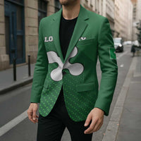 Italy Lombardy Blazer Map With Flag Style - Wonder Print Shop