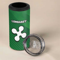 Italy Lombardy 4 in 1 Can Cooler Tumbler Map With Flag Style - Wonder Print Shop