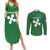 Italy Lombardy Couples Matching Summer Maxi Dress and Long Sleeve Button Shirt Map With Flag Style - Wonder Print Shop