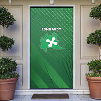 Italy Lombardy Door Cover Map With Flag Style - Wonder Print Shop