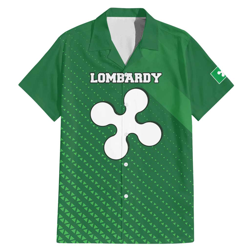 Italy Lombardy Family Matching Mermaid Dress and Hawaiian Shirt Map With Flag Style - Wonder Print Shop