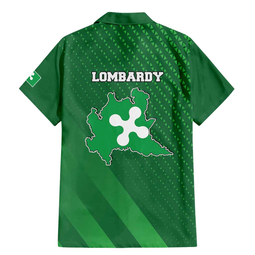 Italy Lombardy Family Matching Mermaid Dress and Hawaiian Shirt Map With Flag Style - Wonder Print Shop