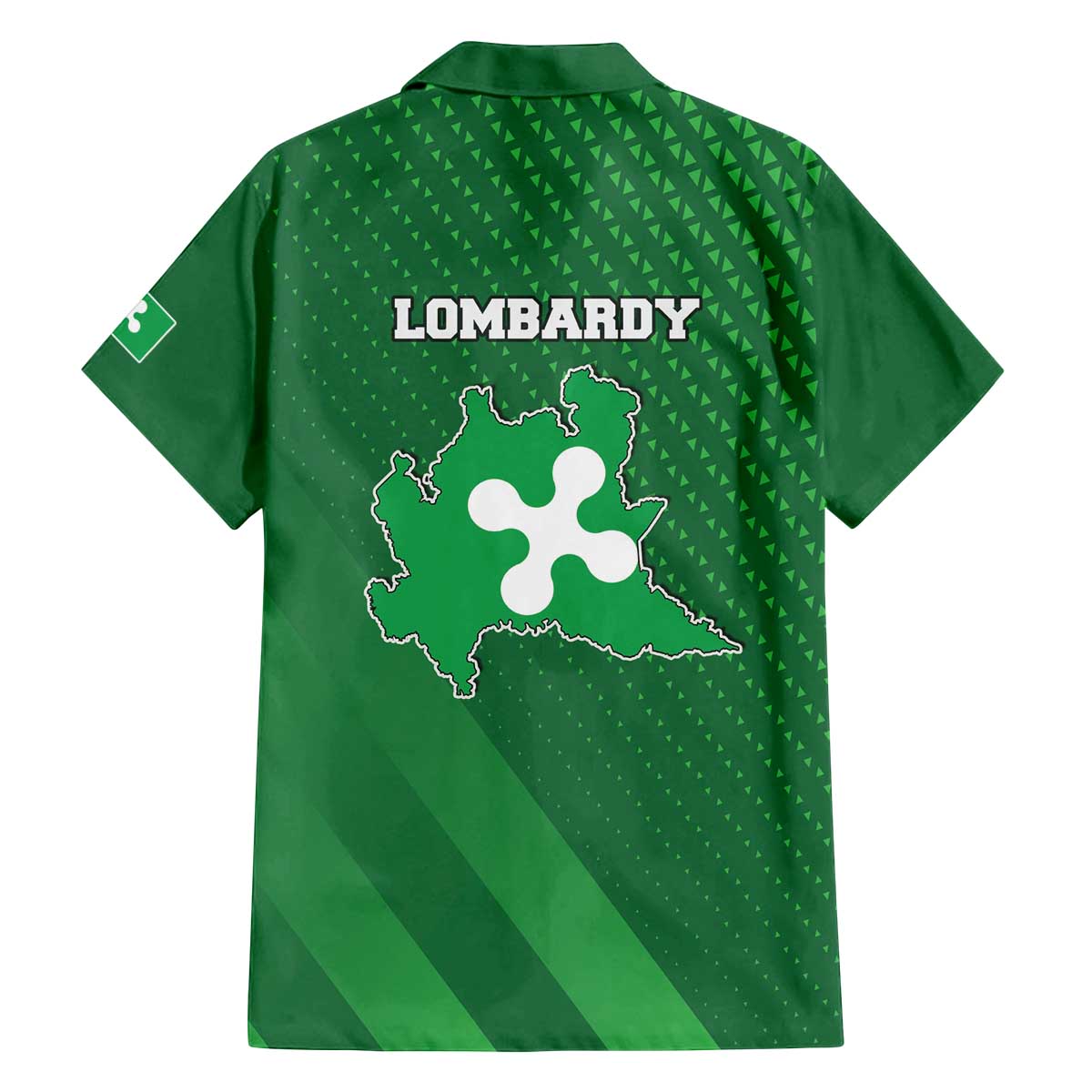 Italy Lombardy Family Matching Off The Shoulder Long Sleeve Dress and Hawaiian Shirt Map With Flag Style - Wonder Print Shop