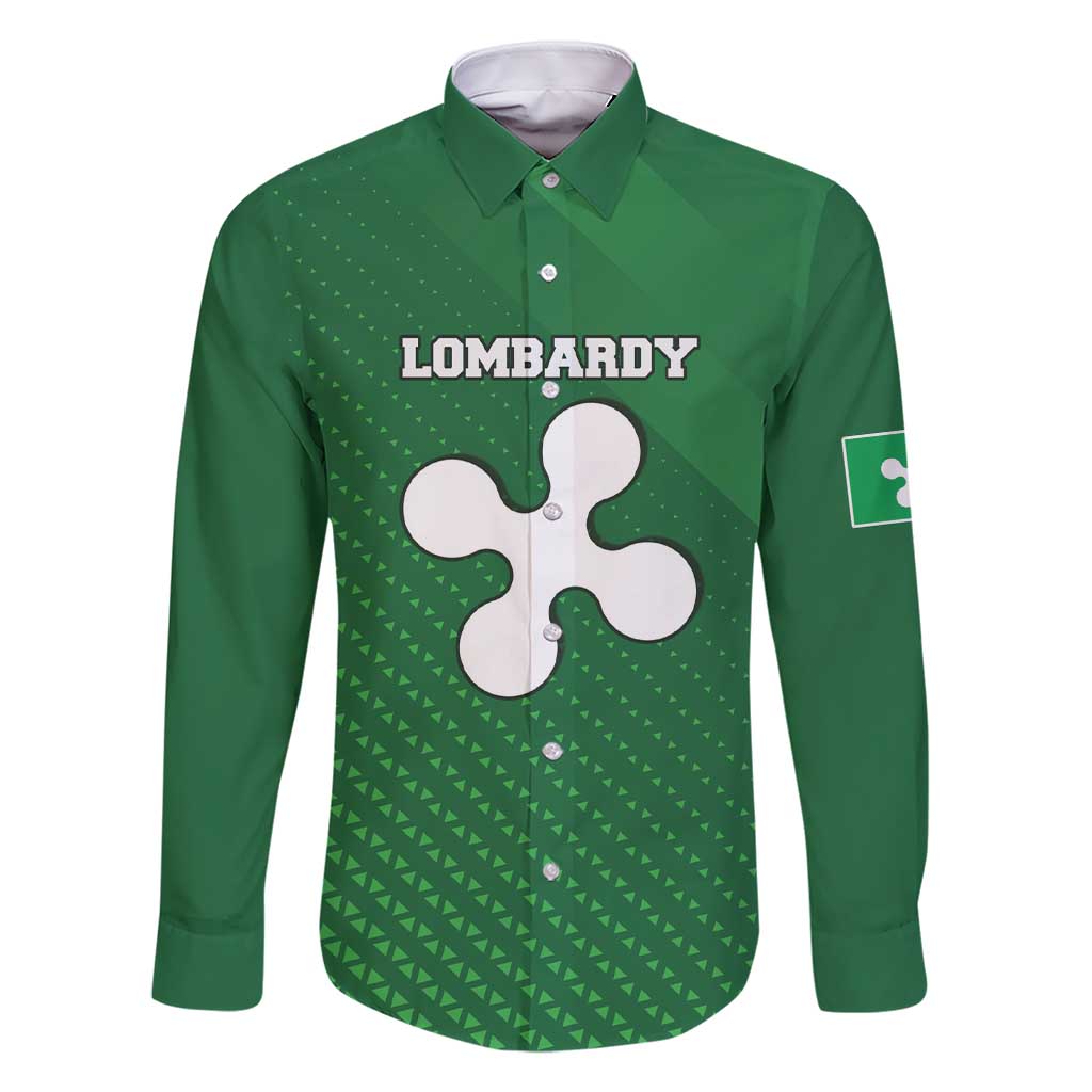 Italy Lombardy Family Matching Short Sleeve Bodycon Dress and Hawaiian Shirt Map With Flag Style - Wonder Print Shop