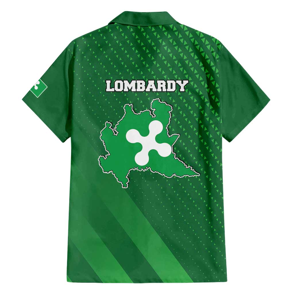 Italy Lombardy Family Matching Summer Maxi Dress and Hawaiian Shirt Map With Flag Style - Wonder Print Shop