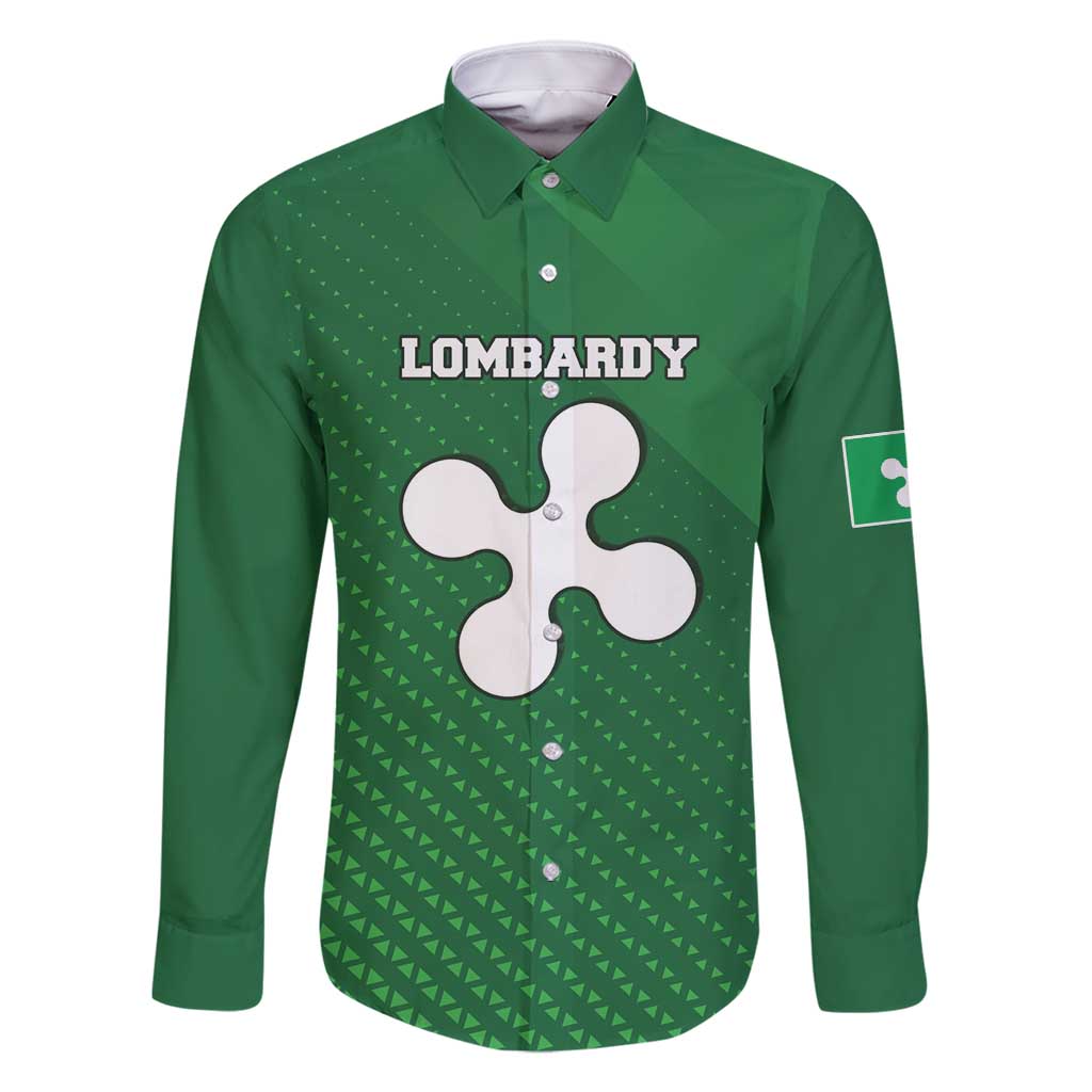 Italy Lombardy Family Matching Summer Maxi Dress and Hawaiian Shirt Map With Flag Style - Wonder Print Shop