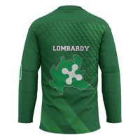 Italy Lombardy Hockey Jersey Map With Flag Style - Wonder Print Shop