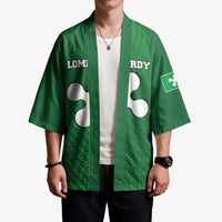 Italy Lombardy Kimono Map With Flag Style - Wonder Print Shop