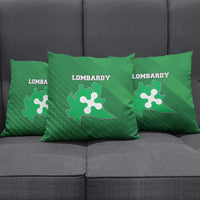 Italy Lombardy Pillow Cover Map With Flag Style - Wonder Print Shop