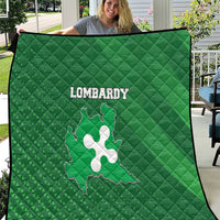 Italy Lombardy Quilt Map With Flag Style - Wonder Print Shop