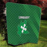 Italy Lombardy Quilt Map With Flag Style - Wonder Print Shop