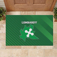 Italy Lombardy Rubber Doormat Map With Flag Style - Wonder Print Shop
