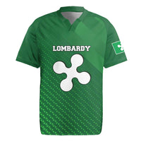 Italy Lombardy Rugby Jersey Map With Flag Style - Wonder Print Shop