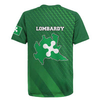 Italy Lombardy Rugby Jersey Map With Flag Style - Wonder Print Shop