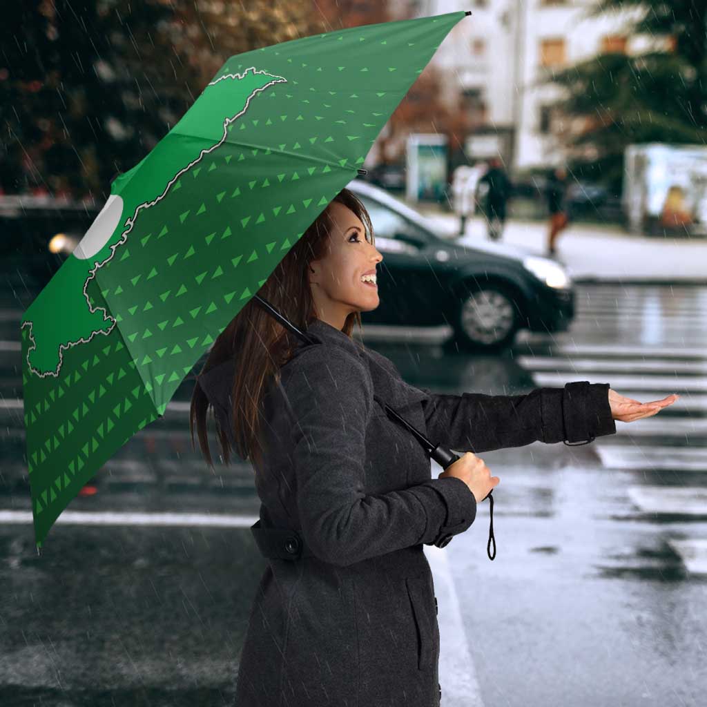 Italy Lombardy Umbrella Map With Flag Style - Wonder Print Shop