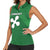 Italy Lombardy Women Sleeveless Polo Shirt Map With Flag Style - Wonder Print Shop