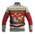 Poland Christmas Baseball Jacket Polish Pierogi Mascot Nativity Scene - Wonder Print Shop