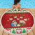 Poland Christmas Beach Blanket Polish Pierogi Mascot Nativity Scene - Wonder Print Shop