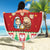 Poland Christmas Beach Blanket Polish Pierogi Mascot Nativity Scene - Wonder Print Shop