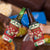 Poland Christmas 4 in 1 Can Cooler Tumbler Polish Pierogi Mascot Nativity Scene - Wonder Print Shop