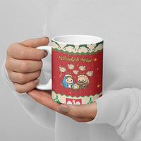 Poland Christmas Ceramic Mug Polish Pierogi Mascot Nativity Scene - Wonder Print Shop
